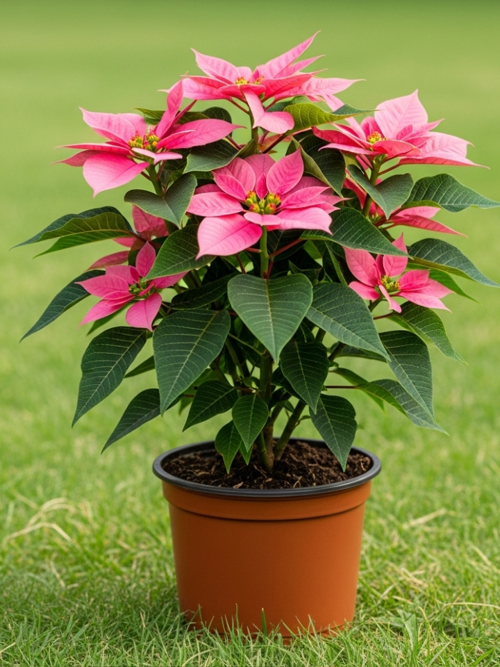 Poinsettia Pink Plant