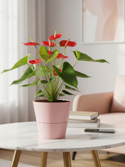 Anthgurium Red plant