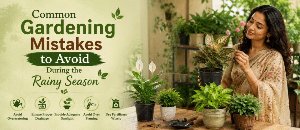 Common Gardening Mistakes to Avoid During the Rainy Season​